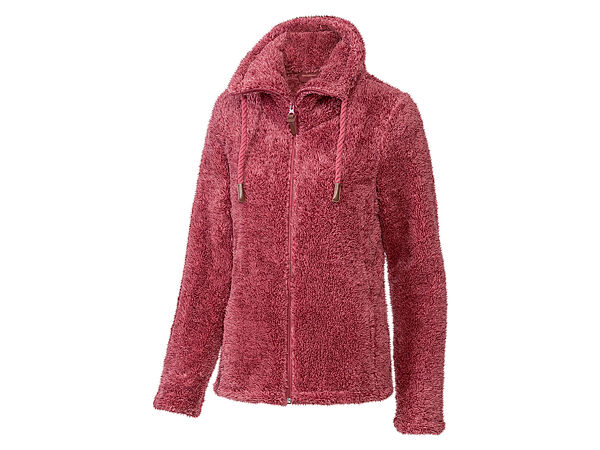Куртка демісезонна плюшева для жінки Crivit Dope Dyed 358111 рожевий