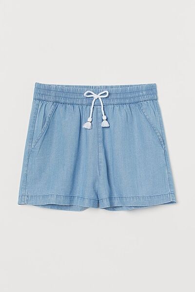 Шорти джинсові для дівчинки H&M 0816192-001 блакитний