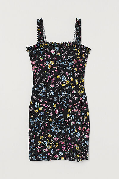 Плаття з крепового джерсі для жінки H&M Divided 0836286-002 Різнобарвний