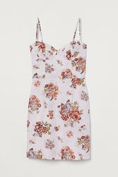Плаття на підкладці з принтом для жінки H&M 0992096-001 Різнобарвний
