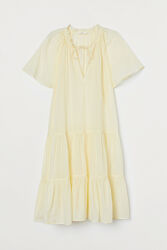 Плаття з віскозою для жінки H&M L. O. G. G 0867579-002 жовтий