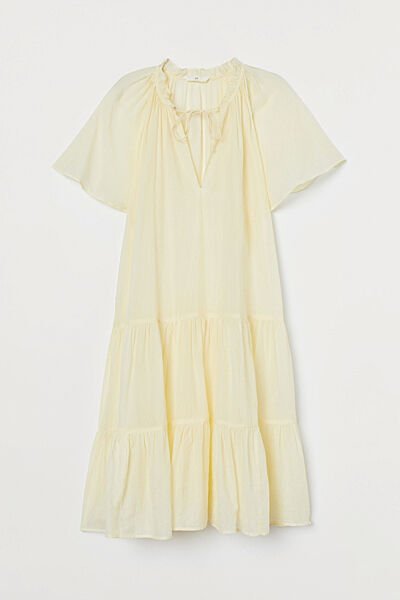Плаття з віскозою для жінки H&M L. O. G. G 0867579-002 жовтий
