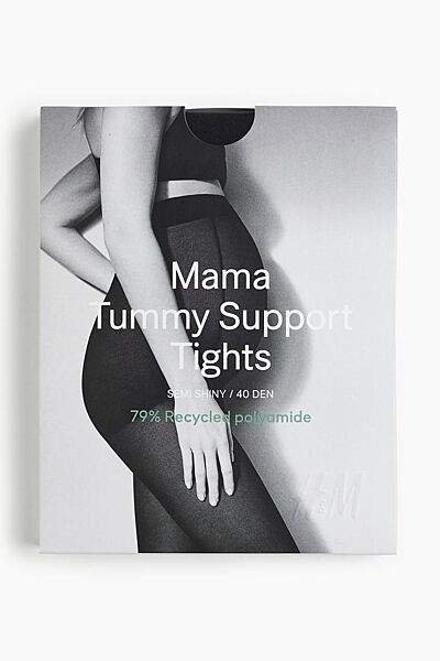 Колготки для вагітних підтримуючі для жінки H&M 1008032-001 чорний