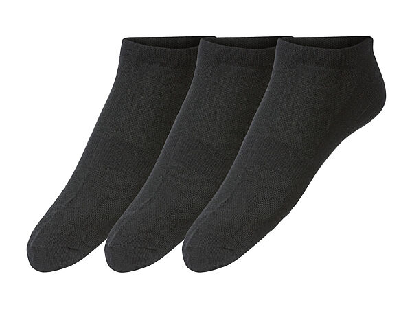 Шкарпетки трикотаж 3 пари для активного спорту для чоловіка Crivit 381623 чорний
