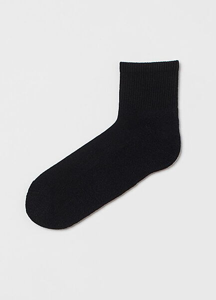 Шкарпетки махра з широкою резинкою для чоловіка H&M 1007407-003 чорний