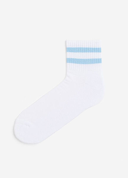Шкарпетки махра з широкою резинкою для чоловіка H&M 1007407-009 білий