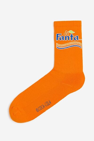 Шкарпетки махра з широкою резинкою для чоловіка H&M Fanta 1072353-047 помаранч