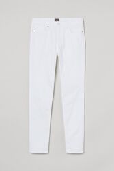 Джинси Regular Fit завужені для чоловіка H&M 0732188-002 білий