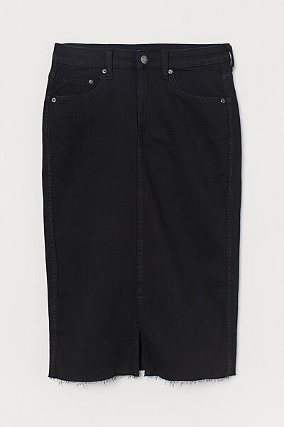 Спідниця джинсова для жінки H&M 0779250-006 чорний
