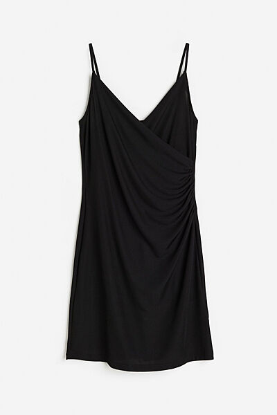 Плаття в рубчик для жінки H&M 1154864-001 чорний