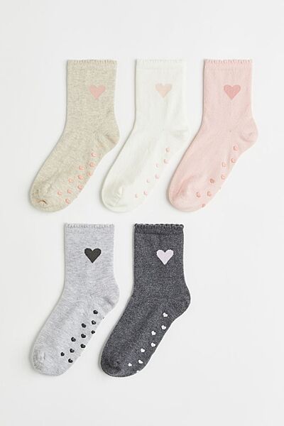 Шкарпетки набір 5 пар. для дівчинки H&M 1012098003 Різнобарвний