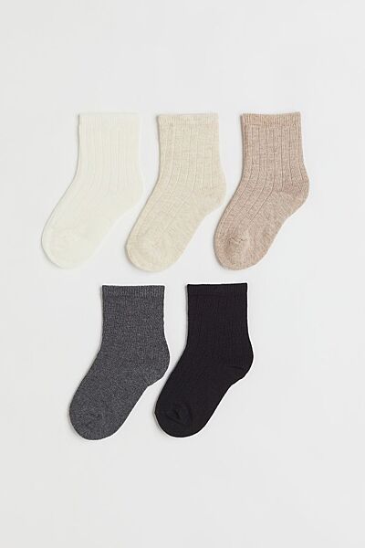 Шкарпетки набір 5 пар. для хлопчика H&M 1075329-005 Різнобарвний