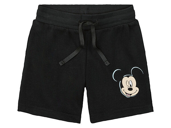 Шорти двунитка для хлопчика Disney Mickey Mouse 432625 чорний