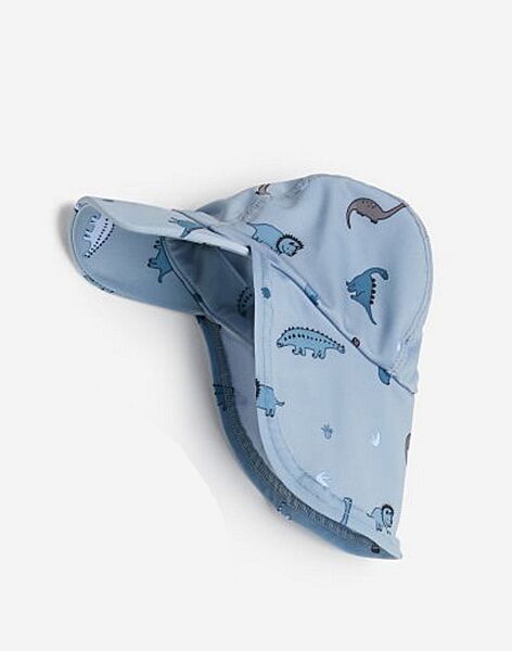 Кепка із захистом вух та шиї для хлопчика H&M Динозавр 1119318-005-1 блакитний