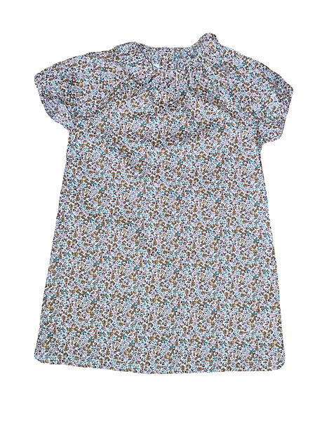 Плаття бавовняне з вишивкою для дівчинки H&M 0648650-8 синій