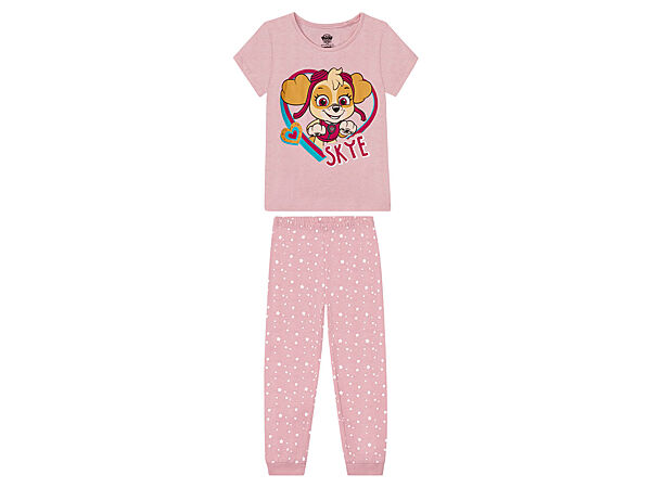 Піжама футболка і штани для дівчинки Disney Щенячий патруль 370241 рожевий