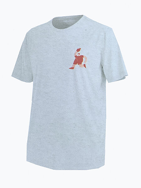 Спортивна футболка бавовняна з принтом для чоловіка Crivit 470605-1 білий