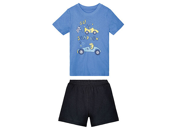 Піжама футболка і шорти для хлопчика Lupilu LIDL 372795-н синій