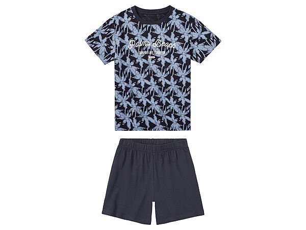 Піжама футболка і шорти для хлопчика Pepperts LIDL 409986-н темно-синій