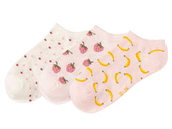 Шкарпетки 3 пари для дівчинки Pepperts LIDL 371879 рожевий