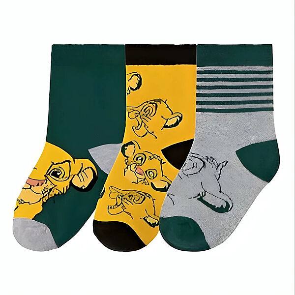 Шкарпетки 3 пари для хлопчика Disney Король Лев 370240-1 Різнобарвний