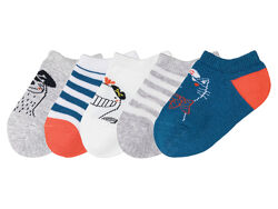 Шкарпетки 5 пар для хлопчика Lupilu LIDL 372231 Різнобарвний