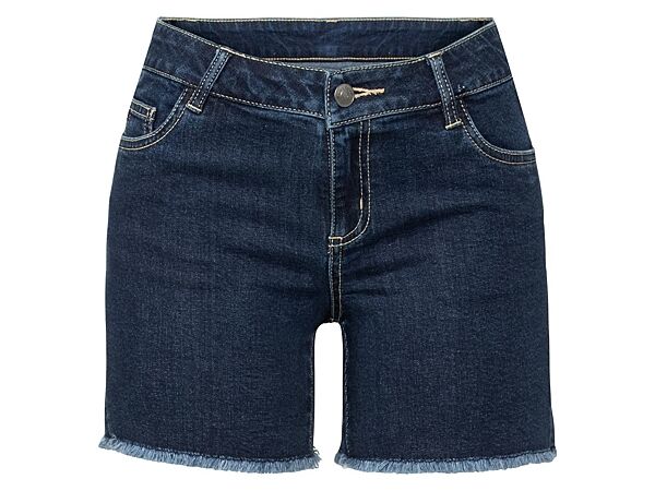 Шорти міні джинсові для жінки Esmara LIDL 324987 темно-синій
