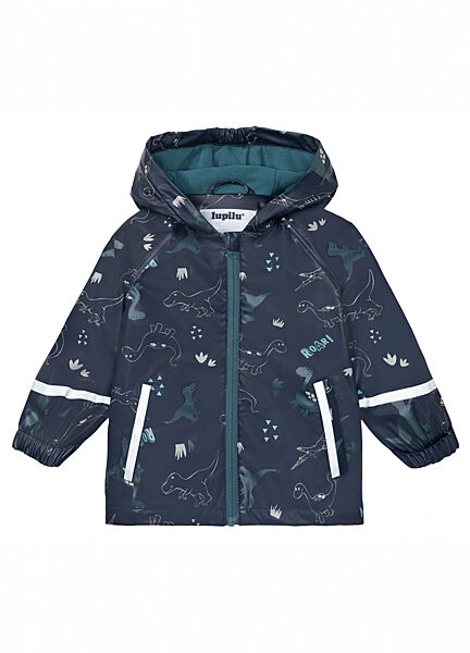 Куртка-дощовик на флісовій підкладці для хлопчика Lupilu 3M Scotchlite 356926 темно-синій