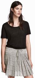 Спідниця із віскози для жінки H&M 0531526-6 бежевий