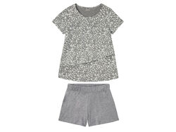 Піжама для годуючих мам футболка і шорти для жінки Esmara LIDL 368057 сірий