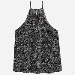 Топ без рукавів для жінки H&M Divided 0480106-5 чорно-білий