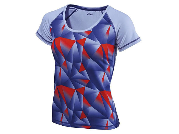 Спортивна футболка з швидковисихаючої тканини для жінки Crivit LYCRA 281650 фіолетовий