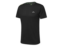 Спортивна футболка з швидковисихаючої тканини для чоловіка Crivit Dope Dyed 436951 чорний