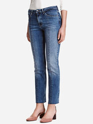 Джинси Regular Fit прямого крою для жінки H&M 0413154-4 синій