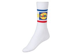 Шкарпетки високі з махровою підошвою для чоловіка Lidl LYCRA 416244-ч білий