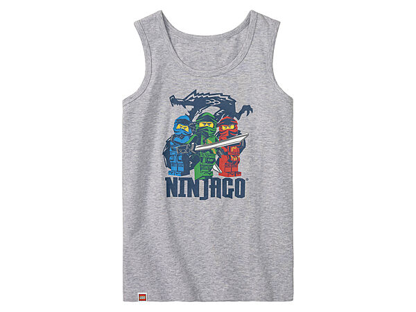 Майка натільна Ninjago для хлопчика Disney Lego 400127 сірий