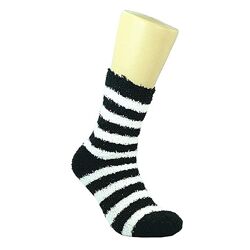 Шкарпетки махрові для жінки Esmara LYCRA BDO85025 чорно-білий