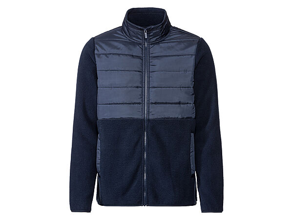 Куртка демісезонна флісова для чоловіка Livergy LIDL 436252 темно-синій