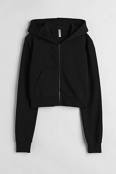 Толстовка з начосом для жінки H&M Divided 1031490-014 чорний