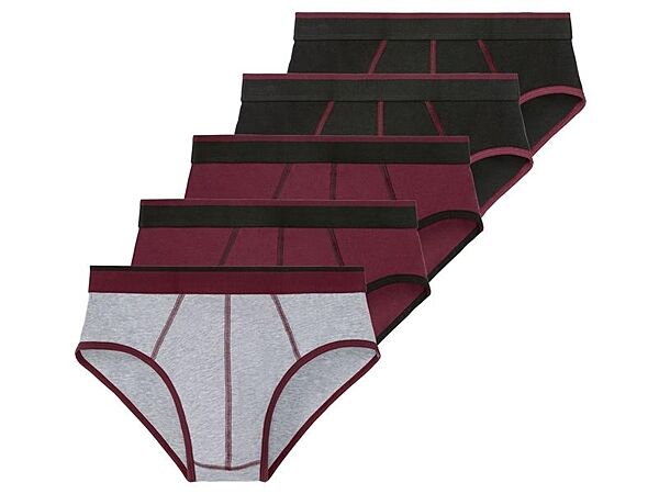 Труси сліпи набір 5 шт. для чоловіка Livergy LYCRA 369921-1 Різнобарвний