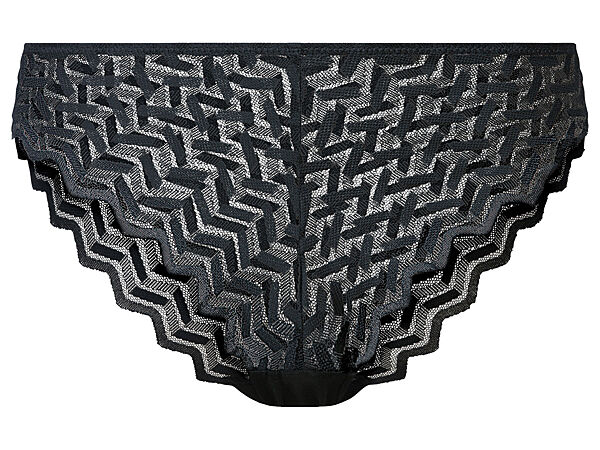 Трусики-сліп мереживні для жінки Esmara LYCRA 436224 чорний