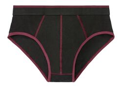 Труси сліпи однотонні для чоловіка Livergy LYCRA 369921 чорний