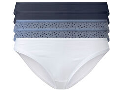 Трусики-сліп набір 5 шт. бавовняні для жінки Esmara LYCRA 499680-1 Різнобарвний