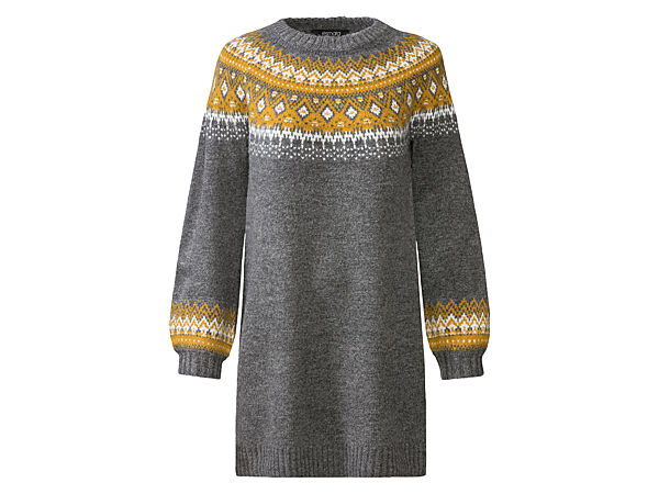 Сукня плаття -туніка в&acuteязане тепле для жінки Esmara LYCRA 393337 сірий