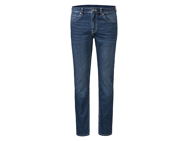 Джинси Slim Fit завужені для чоловіка Livergy LYCRA 436238 синій