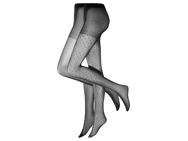 Колготки 60 Den набір 2 пари для жінки Esmara LYCRA 450852 чорний