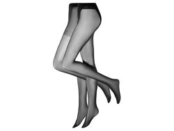 Колготки 60 Den набір 2 пари для жінки Esmara LYCRA 450852-2 чорний