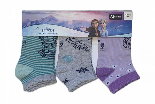 Шкарпетки набір 3 пари для дівчинки Disney Frozen 417643-1 Різнобарвний