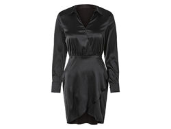 Сукня плаття атласне для жінки Esmara LYCRA 450854 чорний