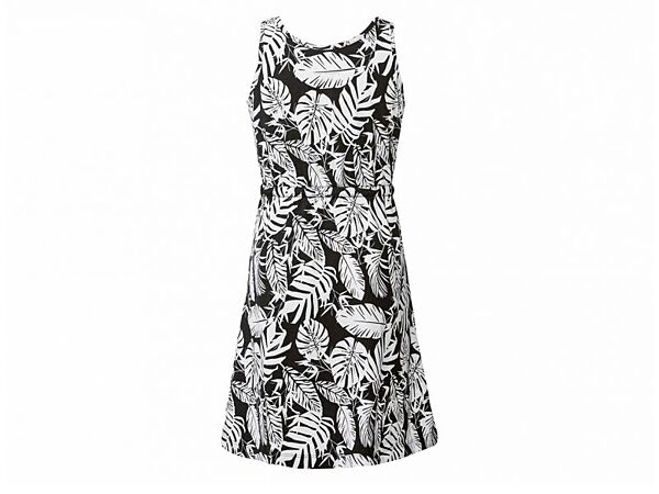 Сарафан на резинці з принтом для дівчинки Pepperts LYCRA 371881 чорно-білий